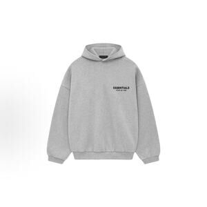 Fear of God Essentials Fleece Hoodie (FW24) Heather Grey